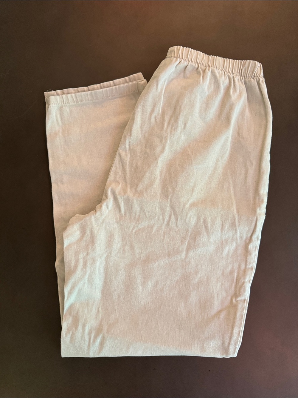 Women's Elastic-Waist Pant in Cream